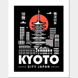 Kyoto City Japan Vintage Posters and Art